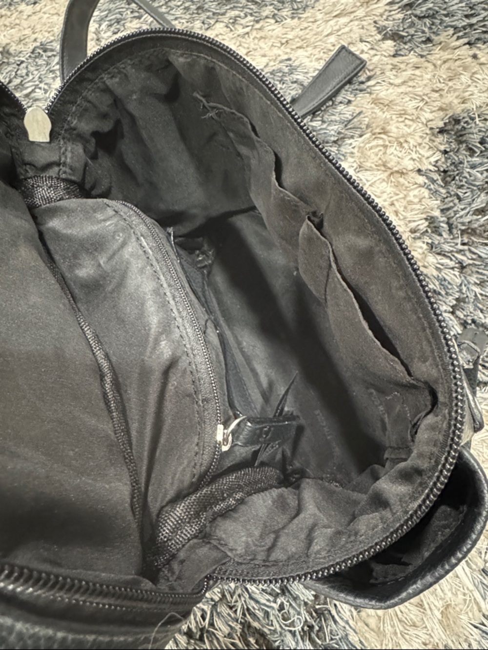 Reaction Kenneth Cole Leather Mini Backpack - Picture 2 of 3